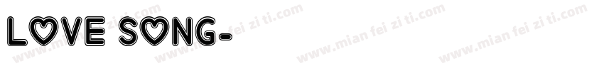 Love Song字体转换